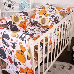 Підковдра MirSon Бязь Kids Time 20-0035 Colored kittens 110х140 см (2200009639319) - мініатюра 5