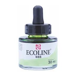 Фарба акварельна рідка Ecoline (666) Пастельна зелена 30 мл Royal Talens [CD]