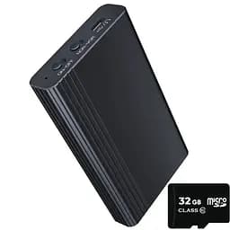 Цифровий диктофон із великим часом роботи до 500 годин Sttwunake L1 з пам'яттю 32 Гб (100431-32)