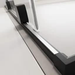 Душові двері Radaway Furo Black DWJ 77,2x200 прозоре скло, чорний (10107772-54-01R) - мініатюра 7
