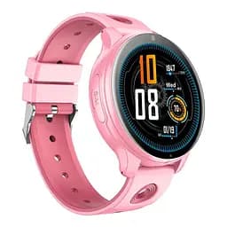 Дитячий смарт годинник Lemfo D40 з GPS, 4G SIM картою, відеозв’язком, прослуховуванням, Wi-Fi та SOS, розумний годинник для дітей Рожевий