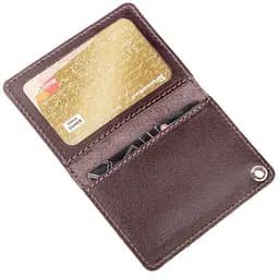 Шкіряна обкладинка для документів SHVIGEL 10х7х0,5 см acs0025769 - мініатюра 3