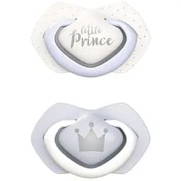 Пустушка силіконова симетрична 0-6 міс ROYAL BABY 2 шт. - блакитна 22/650_blu (2000904382958)