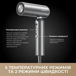 Фен-стайлер Dreame Pocket Pro 3in1 Titanium - мініатюра 7