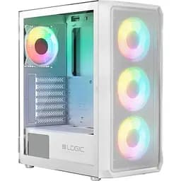 Корпус LogicConcept PORTOS MESH+GLASS ARGB White без БП (AT-PORTOS-20-0000000-0002)