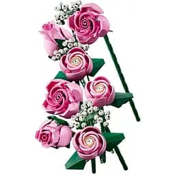 Конструктор LEGO Botanicals Букет рожевих троянд 789 деталей (10374) - мініатюра 4