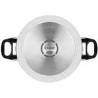 Каструля Bravo Chef з кришкою та бакелітовими ручками 16 см 1.1 л (BC-2002-16) - мініатюра 5