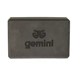 Блок для йоги Gemini Sport GВ001-BK 23х15х7,5 см, чорний