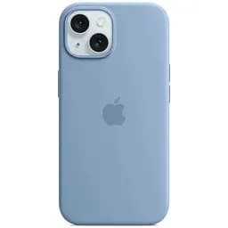 Силіконовий чохол CasePro Silicone Case with MagSafe Winter Blue для iPhone 15