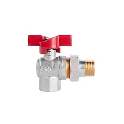 Кран кульовий "Американка" SD Plus кутовий 1/2" ВЗ SD222W15 - мініатюра 3