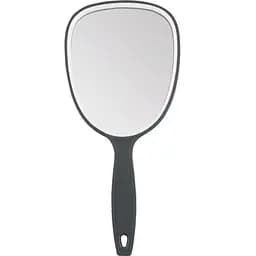 Дзеркало з ручкою Titania 28х13 см сірий (1530 L сірий)