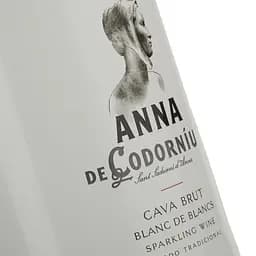 Набір вино ігристе Codorniu Anna Blanc de Blancs Brut Reserve, біле, брют, 1,5 л (2 шт. по 0,75 л) + два келихи - мініатюра 4
