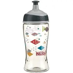 Поїльник Nuby Sport Tritan 360 мл сірий (NV0414025gray)