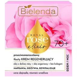 Крем для обличчя Bielenda Royal Rose Elixir проти зморщок 70+, 50 мл