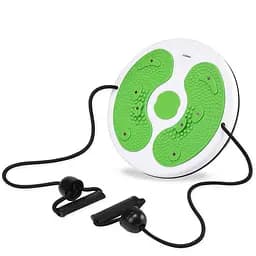 Диск здоровья для талии Cornix Twisting Waist Disc с эспандерами White/Green XR-0446