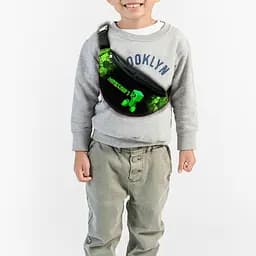 Сумка-бананка майнкрафт "Minecraft"с  принтом ,32х15см,детская,молодежная (00123)