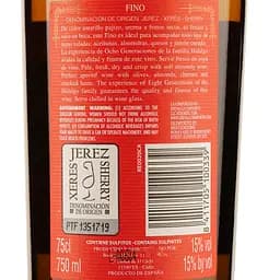 Вино Hidalgo La Gitana Jerez Fino Heredad de Hidalgo, біле, сухе, 0,75 л - мініатюра 4