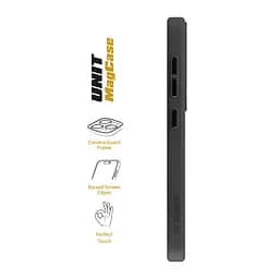 Чехол Samsung Galaxy S25 5G, Unit MagSafe, черный, прозрачный, магсейф, противоударный, магнитный, панель-накладка с поддержкой MagSafe, с поддержкой беспроводной зарядки, TPU+PC, защита всего корпуса, ударопрочный, ArmorStandart (ARM82260) - мініатюра 3