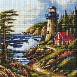 Алмазная мозаика Ideyka Морской бриз AMO7817 40х40см