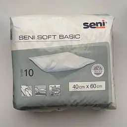 Пеленки гигиенические универсальные Seni Soft Basic 40см*60см, 10 шт.