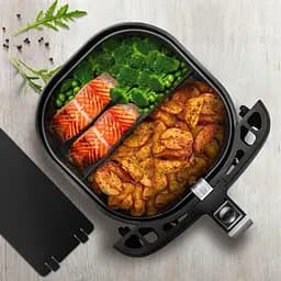 Аерофритюрниця Mozano Air Fry Master 8 л 1700 Вт 12 програм сенсорне управління сепаратор решітка - мініатюра 4