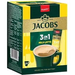 Кавовий напій Jacobs 3 в 1 Latte 13 г х 24 шт.