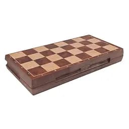 Набір настільних ігор "Магнітні шахи, шашки" 2 в 1 Bambi 2458, 30,5х30,5х2 см - мініатюра 2