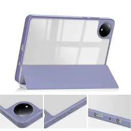 Чохол-книжка BeCover Soft Edge TPU з кріпленням для стілусу для Xiaomi Redmi Pad SE 8.7" Purple Marble (712577) - мініатюра 4