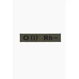Шеврон O(I) Rh - олива 12 х 2,5 см (2000989177548A)