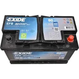 Акумулятор автомобільний Exide Start-Stop EFB 80A (EL800) - мініатюра 2