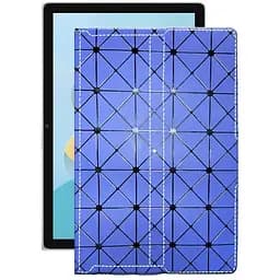 Чехол StatusCASE из экокожи для планшета Blackview Tab 13 Синий ромб