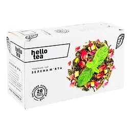 Чай трав'яний Hello Tea Зелена м'ята 40 г (20 шт. х 2 г) (930229) - мініатюра 2