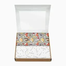 Пелюшки багаторазові Cosas дитячі Fox CS4 2 шт., 80х100 см, жовті - мініатюра 2