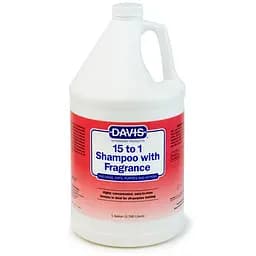 Шампунь Davis 15 to 1 Shampoo Fresh Fragrance девіс 151 з ароматом свіжості для собак та котів 3.8 л