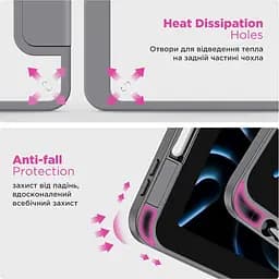 Чохол-книжка ArmorStandart Y-Type Pen для Apple iPad 10th Gen 10.9" [2022]/iPad 11 [2025] Gray [ARM77504] [133721] - мініатюра 7