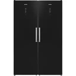 Холодильна камера Gorenje 185x60х66 398 л А++ дисплей чорний - мініатюра 10