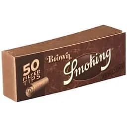Фильтры для самокруток Smoking Tips Brown