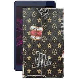 Чохол StatusCASE з екошкіри для планшету Nomi Ultra 4 10 C101014 Луі-Вітон-коричневий