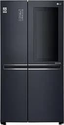 Холодильник SBS LG GC-Q247CBDC 179х74х91см 2 двері холодильне відділення 406 л морозильне відділення 220 л A+ NF Чорний мат. (GC-Q247CBDC)