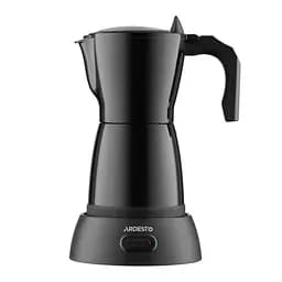 ARDESTO Электрическая кофеварка-гейзер 0,3 л, молотый кофе, черный