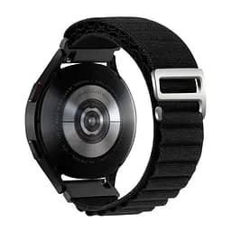 Ремінець для Samsung Galaxy Watch Active 2 40mm44mm - чорний Watchbands NormalCloth Wave ширина кріплення 20мм нейлоновий (W25-7WB33232125) - мініатюра 2