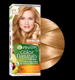 Фарба для волосся Garnier Color Naturals, відтінок 7.3 (Золотисто русявий), 112 мл (C6543100) - мініатюра 2