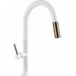 Змішувач для кухні Rea Apollo white/rose gold (REA-B9603) білий/золотий
