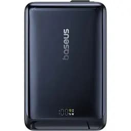 Зовнішній акумулятор Baseus Nomos Qi2 10000mAh 45W Black (P10078800123-00) [161321] - мініатюра 6