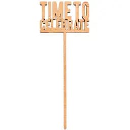 Заготовка топера Rosa Talent Time to celebrate фанера 5х12.9 см 5 шт