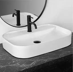 Умивальник Rea Verona 65x44 white (REA-U3325), Глянцева - мініатюра 2