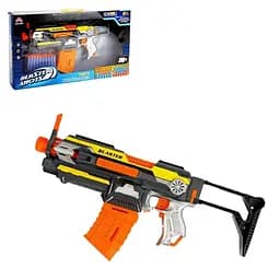 Бластер SB 409 с мягкими шарами, подсветкой, работает от батареек