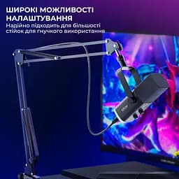 Мікрофон Fifine AM8T USB Black (AM8T) - мініатюра 7