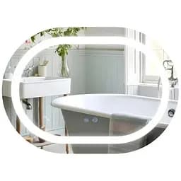 Дзеркало Qtap Gemini (GE1) овальне з LED-підсвічуванням Touch QT2578R6080
