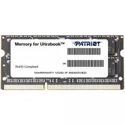 Память Patriot 8 ГБ SO-DIMM DDR3L 1600 МГц (PSD38G1600L2S)